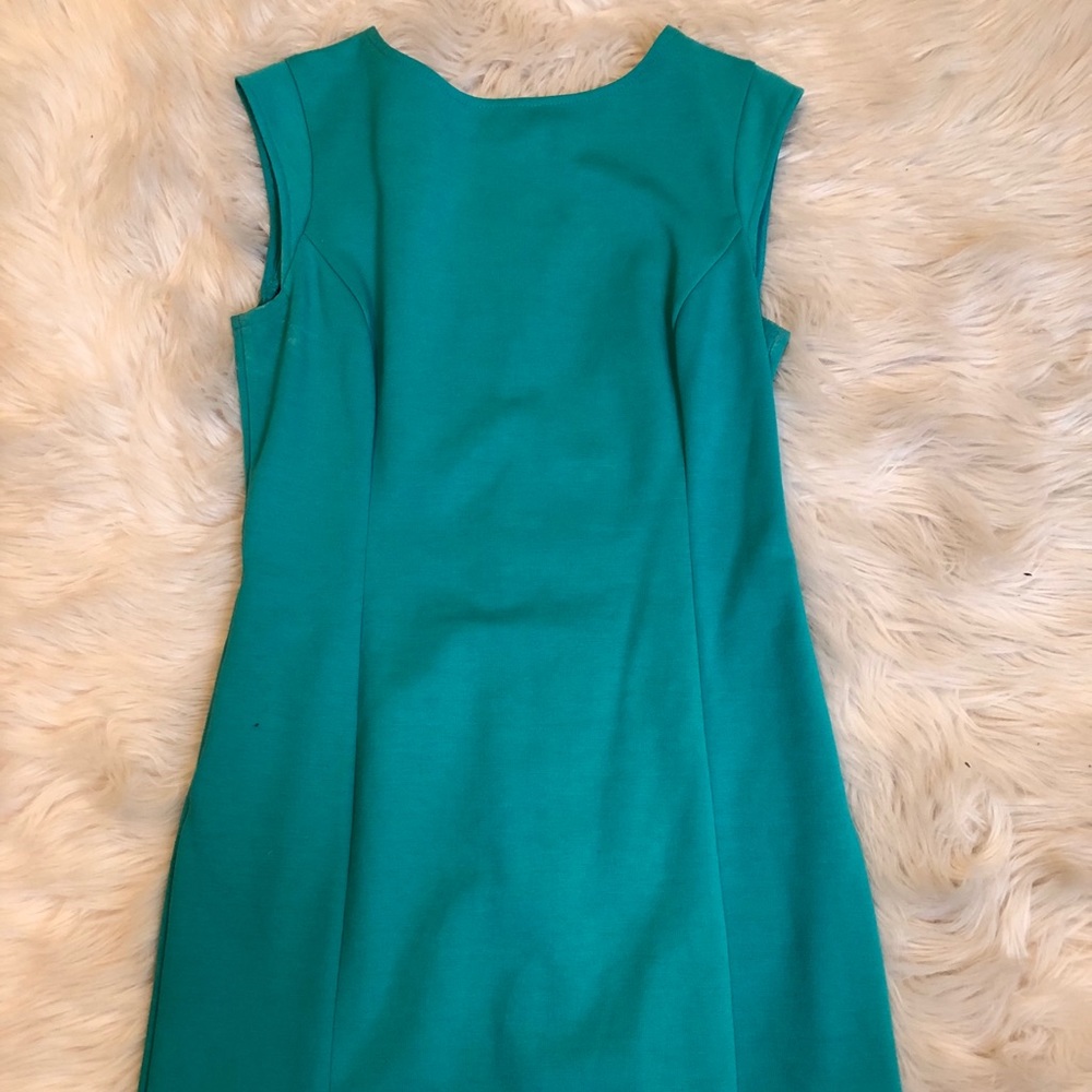 Teal mini dress